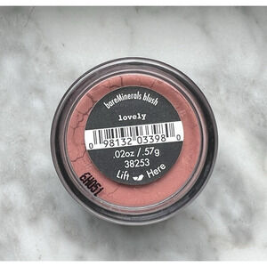 Bareminerals Blush Loose Powder lovely SEALED .02 oz / .57g face makeup beauty